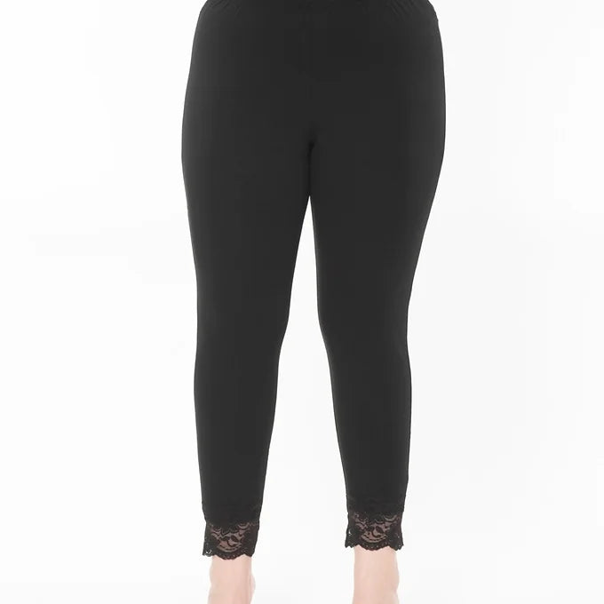 Leggins viscosa con pizzo Sophia