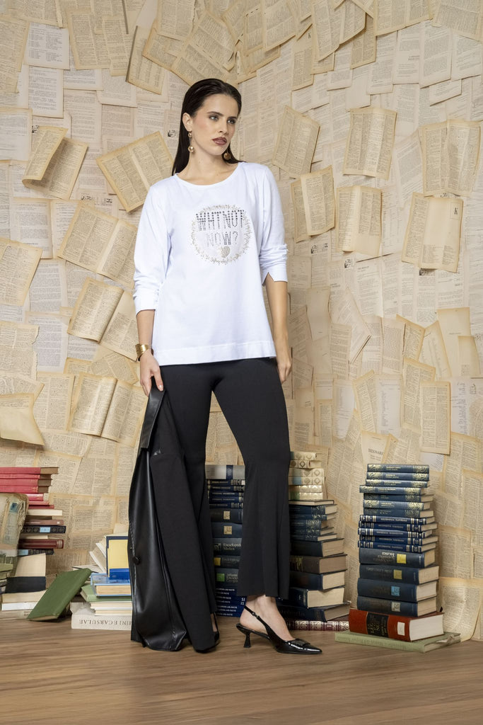 Maglia Stampa Strass