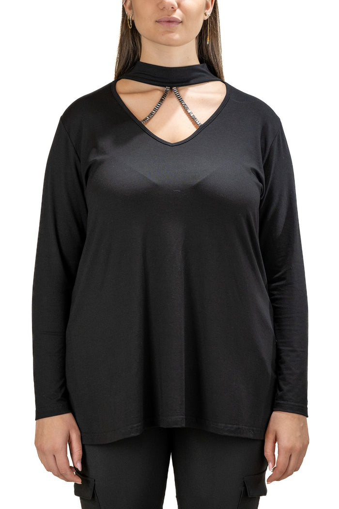 Maglia Collana Nera